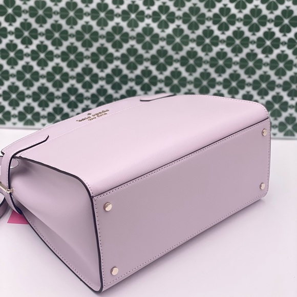 💜 New Kate Spade Staci Medium Satchel Lavender - Picture 6 of 11